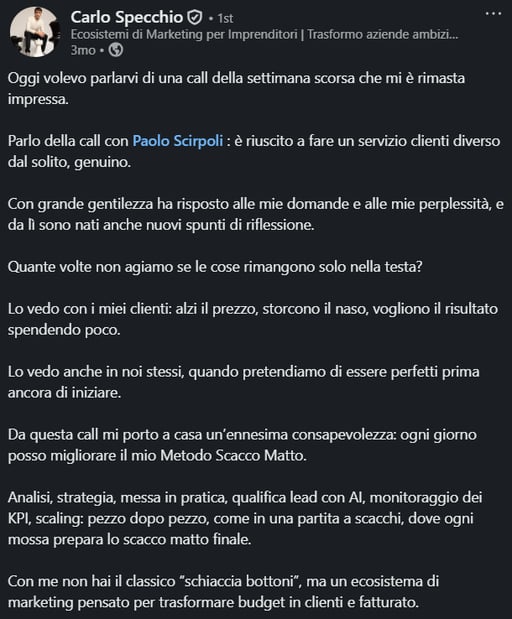 Customer conversation with an Irelia agent